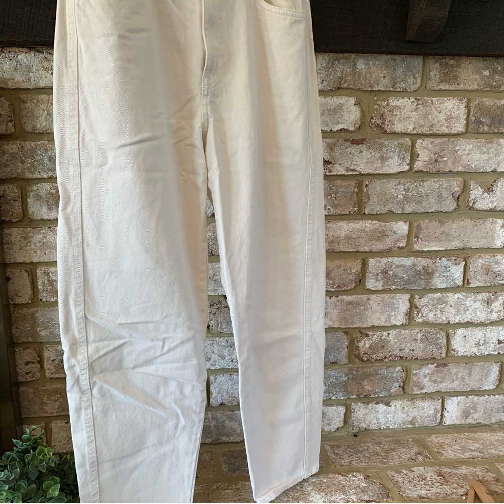 H&M | High Waisted Paper Bag White Pants | 4 - Picture 8 of 14